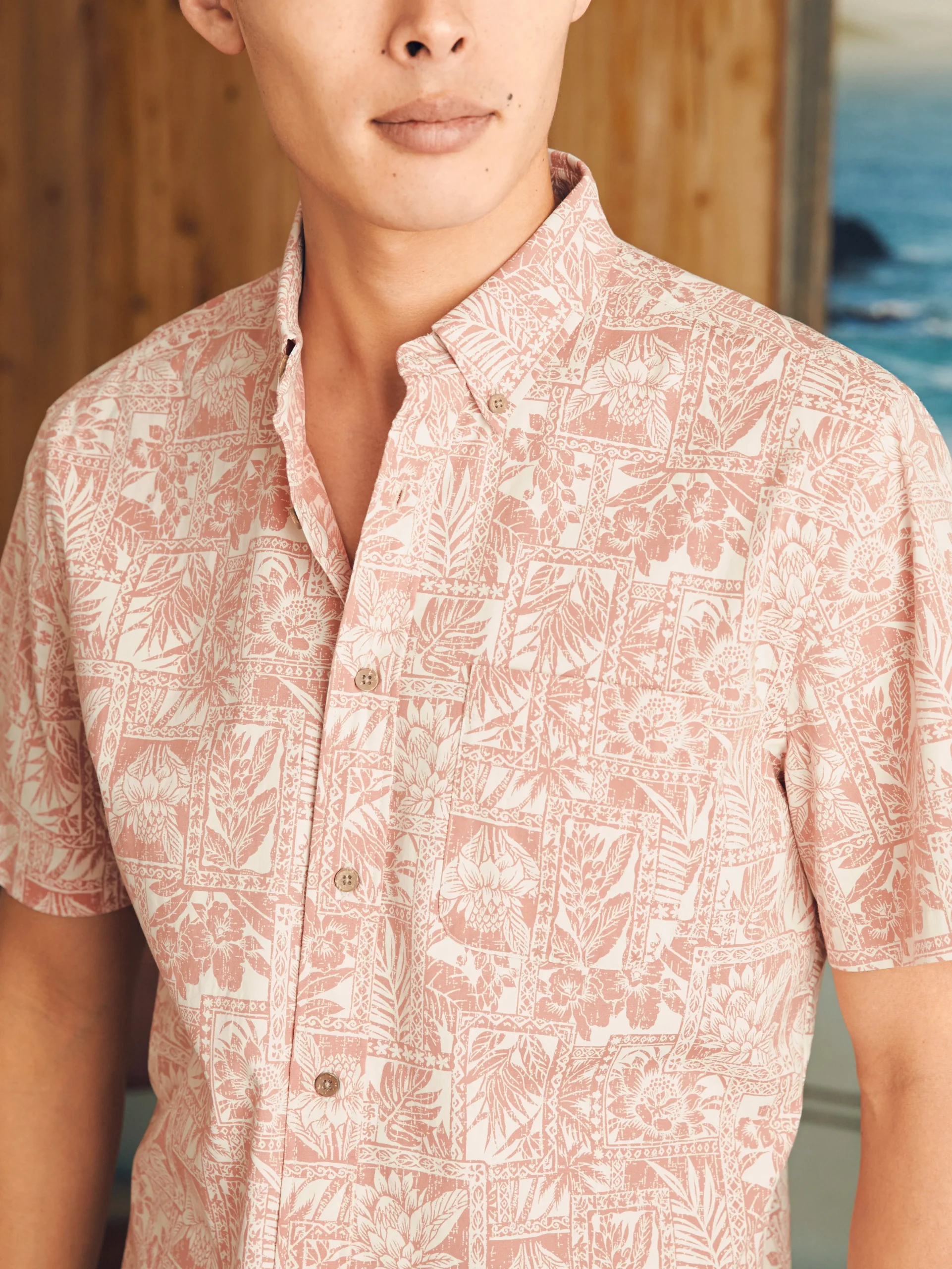 Faherty Brand Shirts*Short-Sleeve Stretch Playa Shirt -