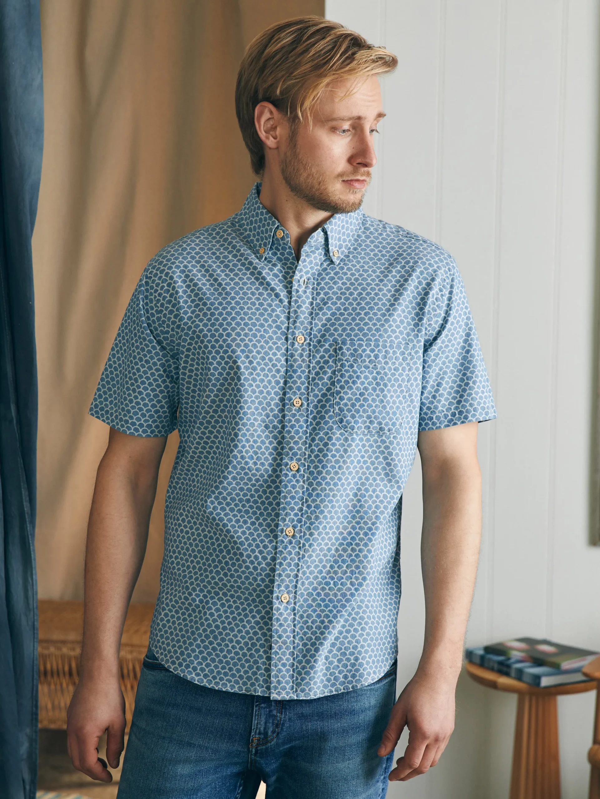 Faherty Brand Shirts*Short-Sleeve Stretch Playa Shirt (Tall) -