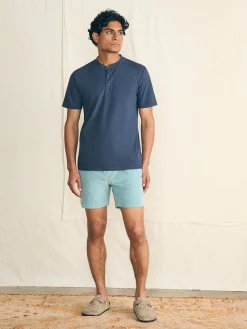 Faherty Brand T-Shirts & Henleys*Short-Sleeve Sunwashed Henley -