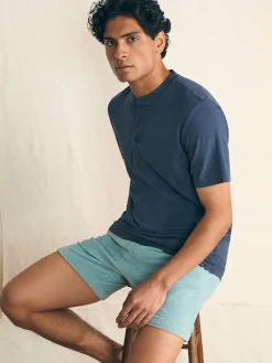 Faherty Brand T-Shirts & Henleys*Short-Sleeve Sunwashed Henley -