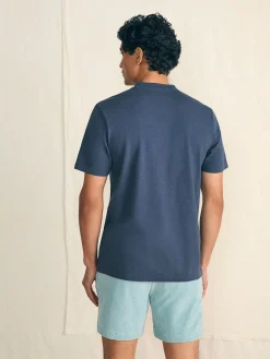 Faherty Brand T-Shirts & Henleys*Short-Sleeve Sunwashed Henley -