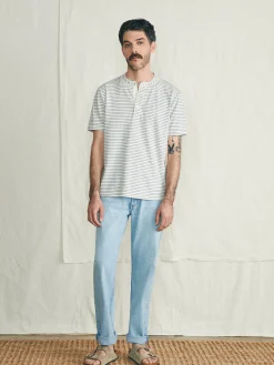 Faherty Brand T-Shirts & Henleys*Short-Sleeve Sunwashed Henley -