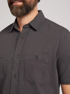 Faherty Brand Shirts*Short-Sleeve Sunwashed Knit Shirt -