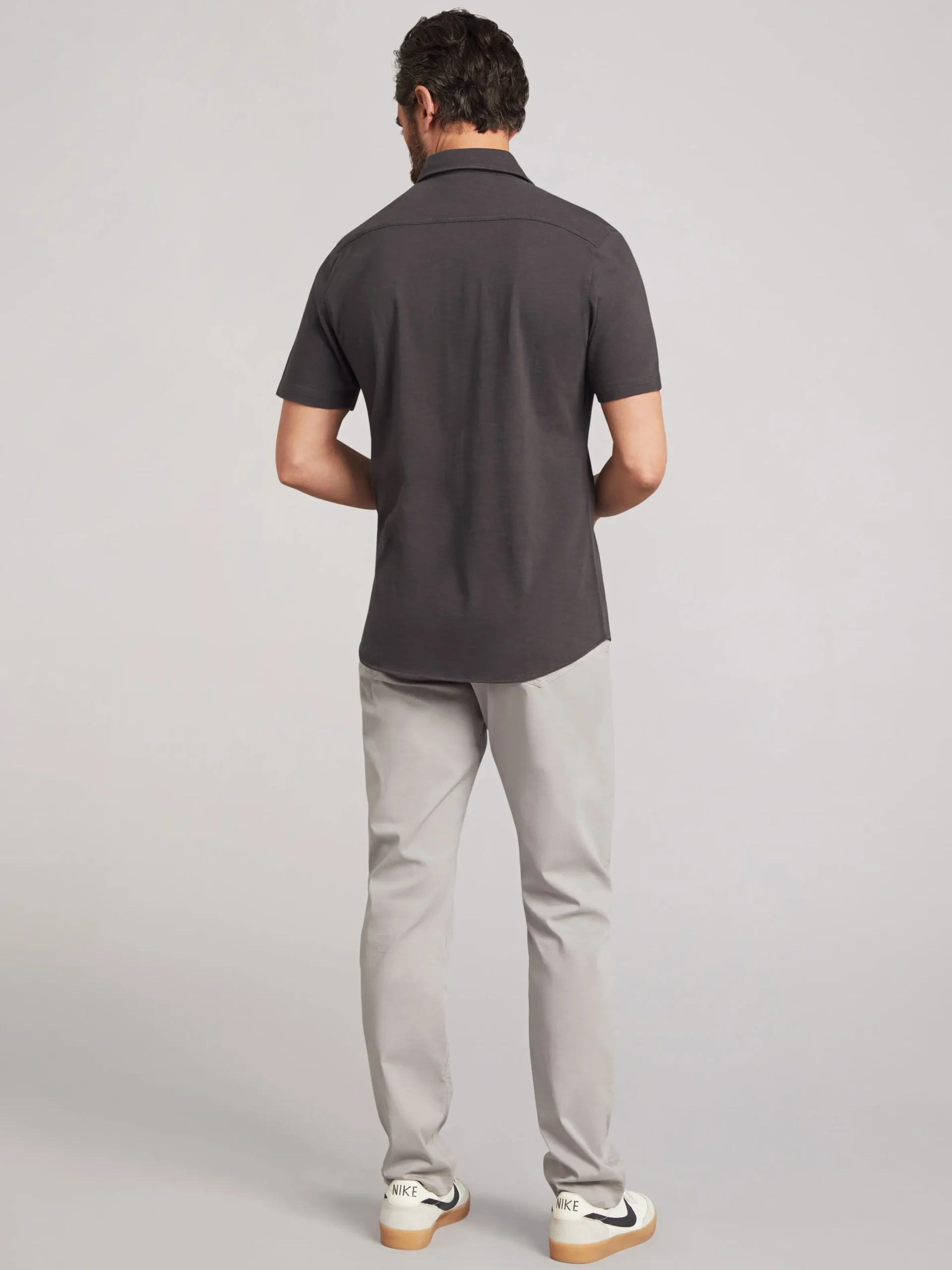 Faherty Brand Shirts*Short-Sleeve Sunwashed Knit Shirt -