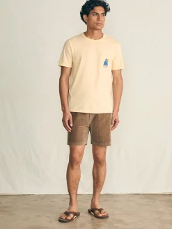 Faherty Brand T-Shirts & Henleys*Short-Sleeve Surfrider Sunwashed Pocket Tee -