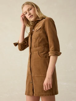 Women Faherty Brand Dresses*Softstretch Cord Michelle Dress -