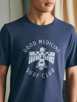 Faherty Brand T-Shirts & Henleys*Steven Paul Judd Good Medicine Surf Club Tee -