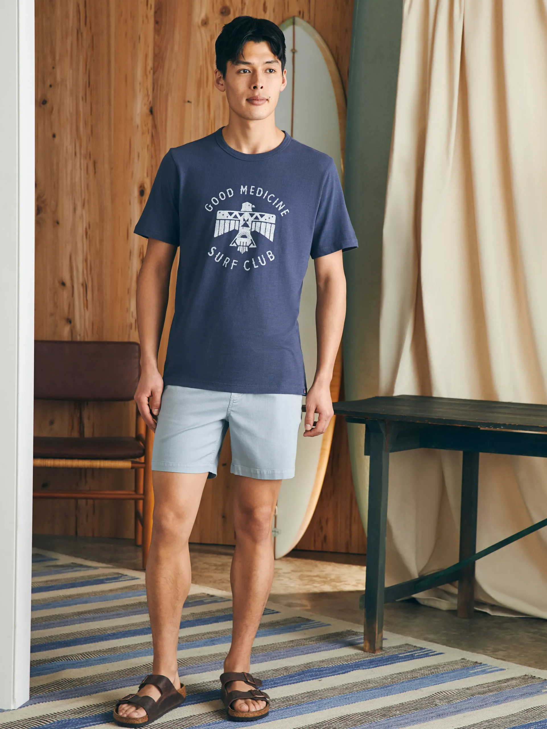 Faherty Brand T-Shirts & Henleys*Steven Paul Judd Good Medicine Surf Club Tee -