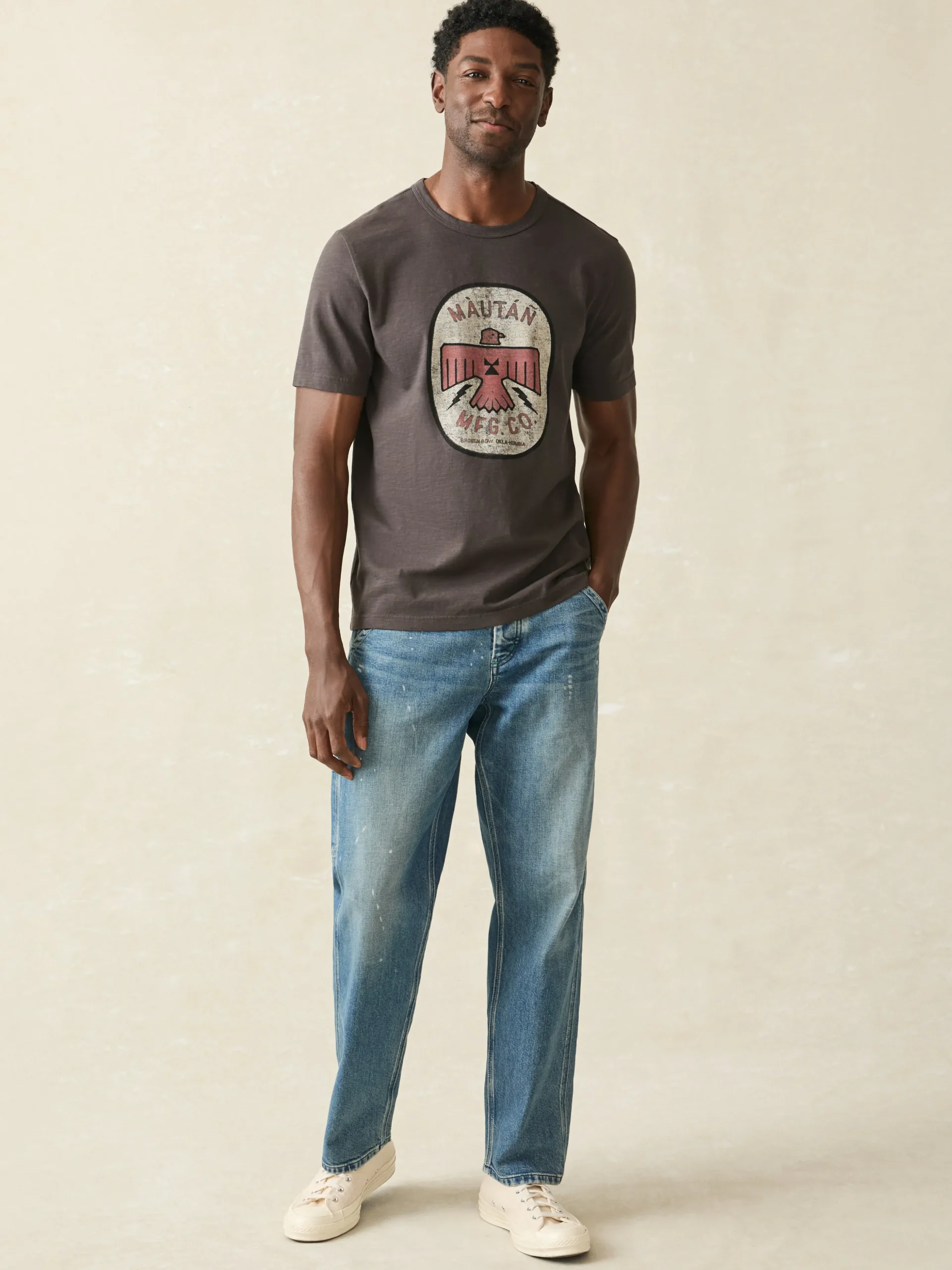 Faherty Brand T-Shirts & Henleys*Steven Paul Judd Sunwashed Tee -