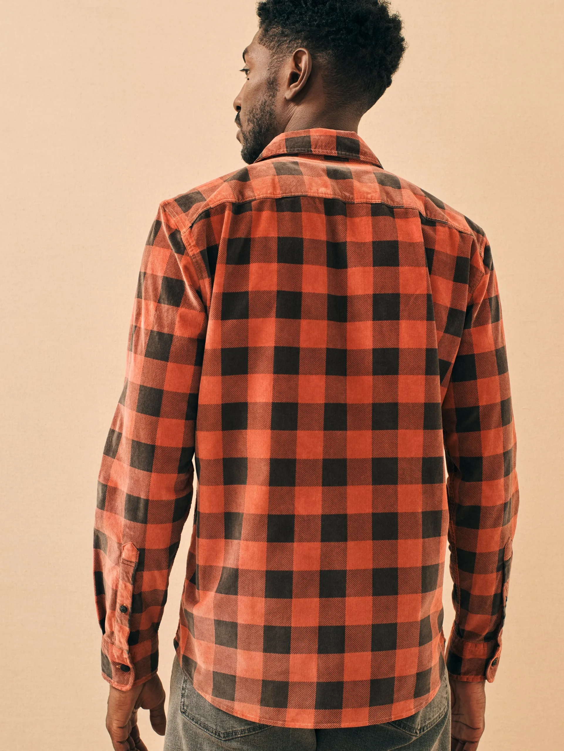 Faherty Brand Shirts*Stretch Corduroy Work Shirt -