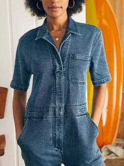 Women Faherty Brand Dresses|Overalls & Jumpsuits*Stretch Terry Blythe Jumpsuit -