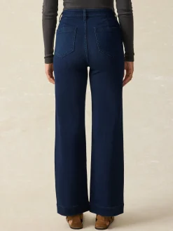 Women Faherty Brand Pants*Stretch Terry Patch Pocket Ankle Pant -