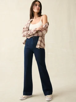 Women Faherty Brand Pants|Jeans*Stretch Terry Patch Pocket Pant -