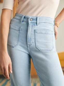 Women Faherty Brand Pants|Jeans*Stretch Terry Patch Pocket Pant -