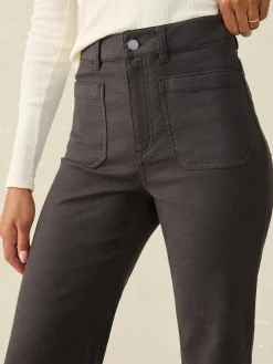 Women Faherty Brand Pants*Stretch Terry Patch Pocket Pant -