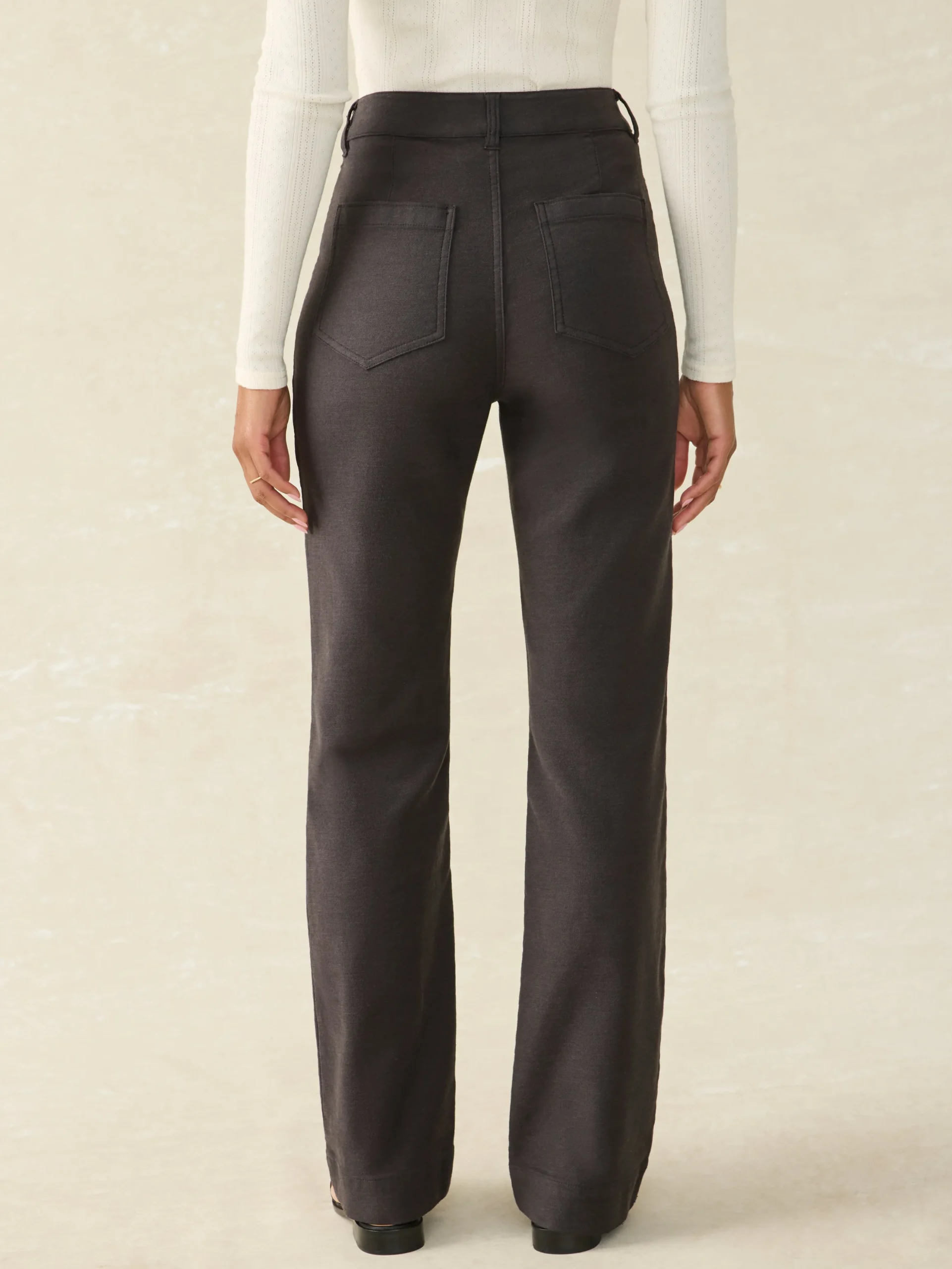 Women Faherty Brand Pants*Stretch Terry Patch Pocket Pant -