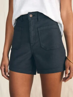 Women Faherty Brand Shorts & Skirts*Stretch Terry Patch Pocket Short -
