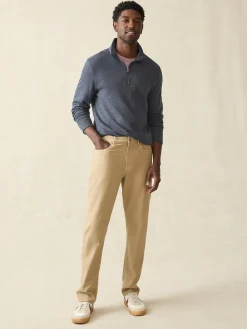 Faherty Brand Pants*Stretch Terry 5-Pocket Athletic Fit Pant -