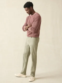 Faherty Brand Pants*Stretch Terry 5-Pocket Athletic Fit Pant -