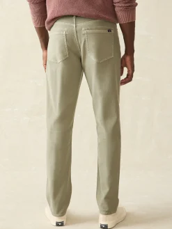 Faherty Brand Pants*Stretch Terry 5-Pocket Athletic Fit Pant -