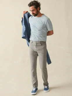 Faherty Brand Pants*Stretch Terry 5-Pocket Athletic Fit Pant -