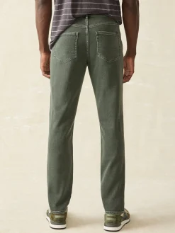 Faherty Brand Pants*Stretch Terry 5-Pocket Athletic Fit Pant -