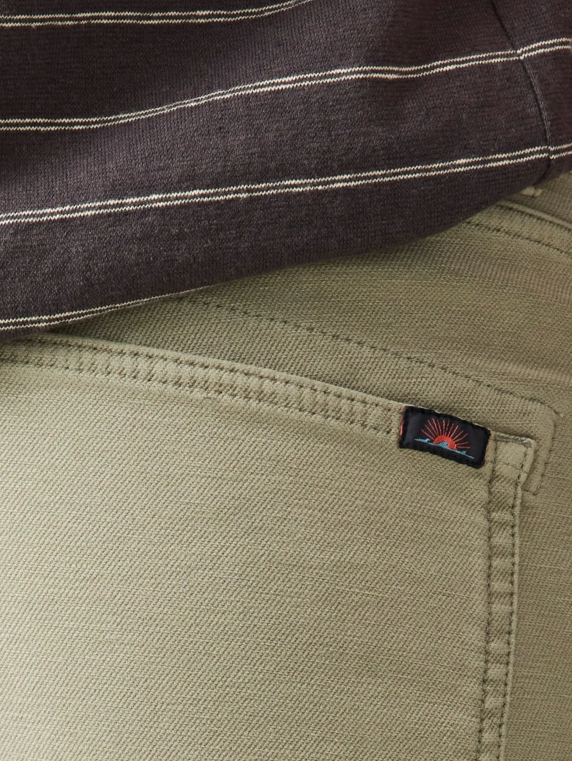 Faherty Brand Pants*Stretch Terry 5-Pocket Pant -