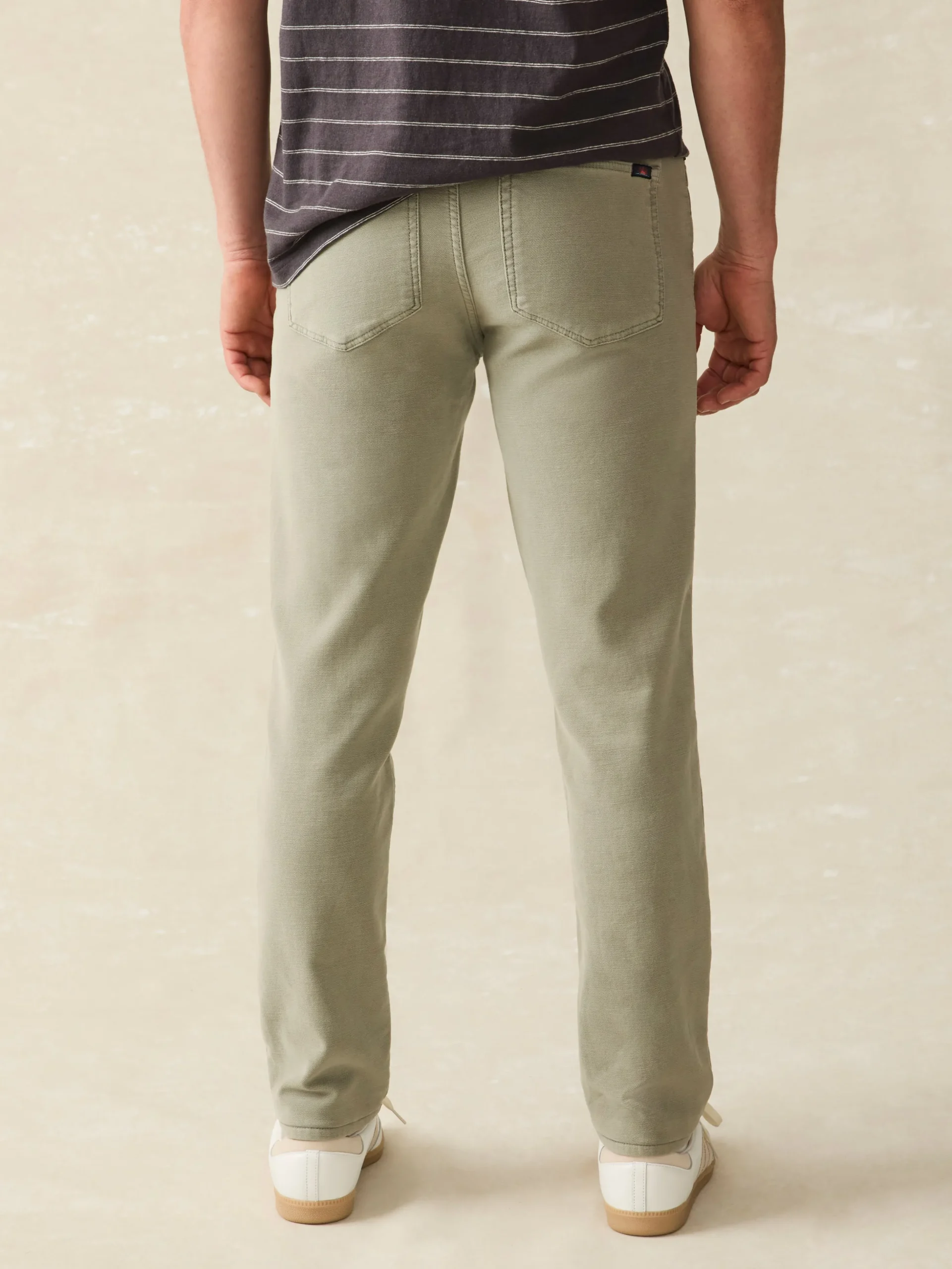 Faherty Brand Pants*Stretch Terry 5-Pocket Pant -