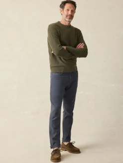 Faherty Brand Pants*Stretch Terry 5-Pocket Pant -