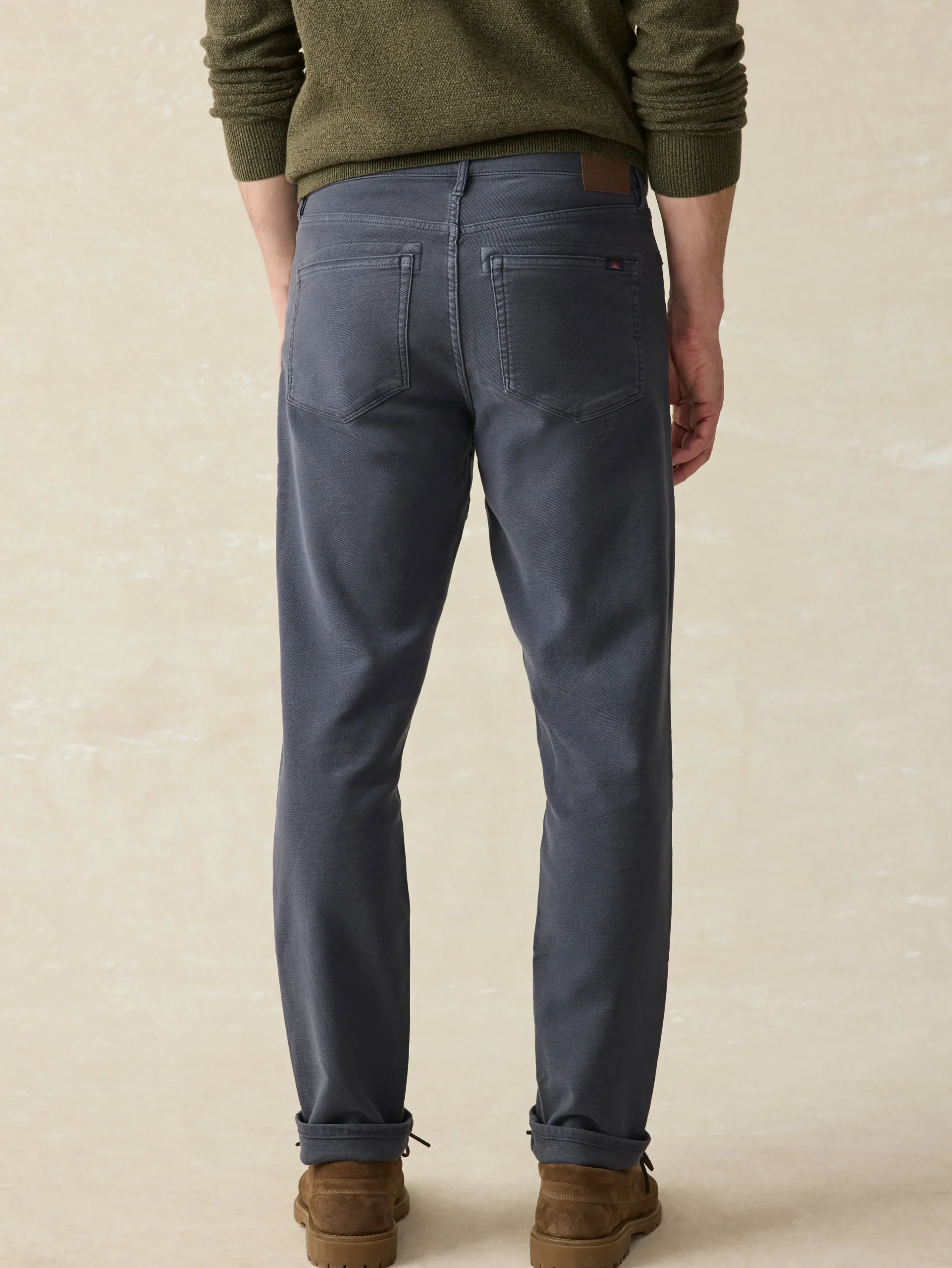 Faherty Brand Pants*Stretch Terry 5-Pocket Pant -