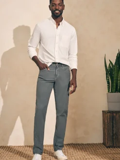 Faherty Brand Pants*Stretch Terry 5-Pocket Pant -