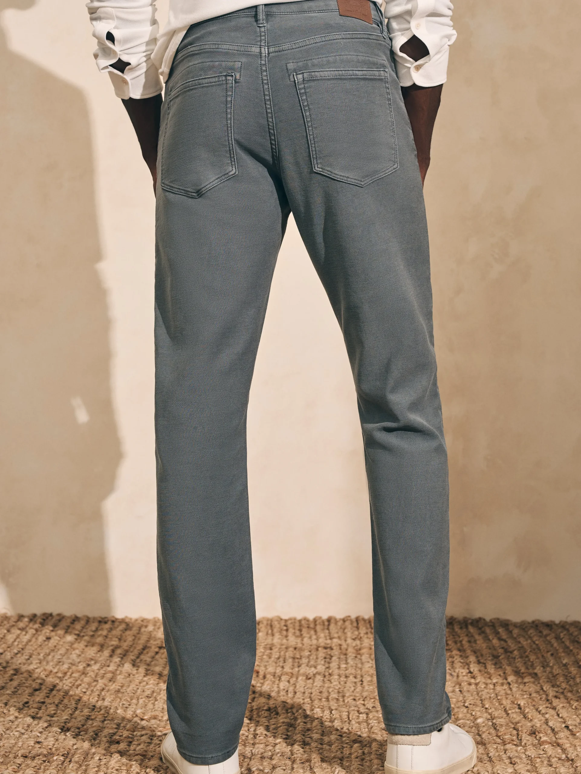 Faherty Brand Pants*Stretch Terry 5-Pocket Pant -