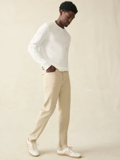 Faherty Brand Pants*Stretch Terry 5-Pocket Pant -