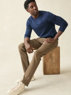 Faherty Brand Pants*Stretch Terry 5-Pocket Pant -