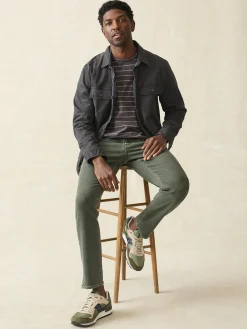 Faherty Brand Pants*Stretch Terry 5-Pocket Pant -