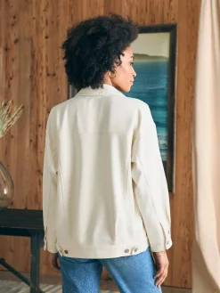 Women Faherty Brand Blazers & Outerwear*Stretch Terry Trucker Jacket -