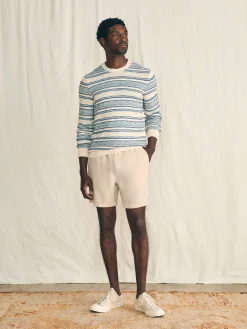 Faherty Brand Sweaters*Striped Crew Sweater -