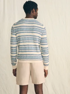 Faherty Brand Sweaters*Striped Crew Sweater -