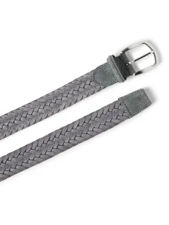Faherty Brand Belts*Suede Woven Belt -