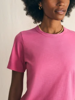 Women Faherty Brand T-Shirts*Sunwashed Crew Tee -