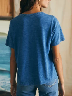Women Faherty Brand T-Shirts*Sunwashed Crew Tee -