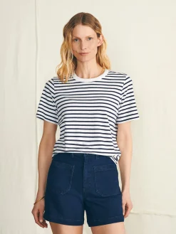 Women Faherty Brand T-Shirts*Sunwashed Crew Tee -