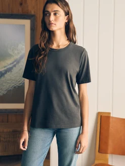 Women Faherty Brand T-Shirts*Sunwashed Crew Tee -