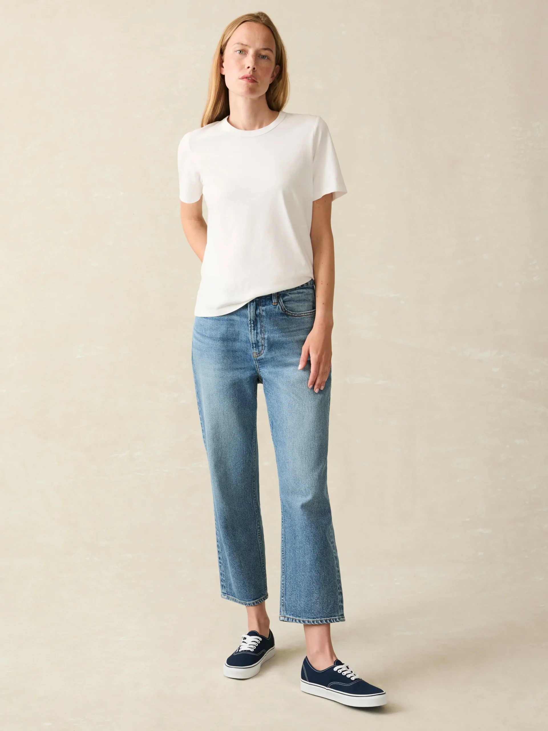 Women Faherty Brand T-Shirts*Sunwashed Crew Tee -