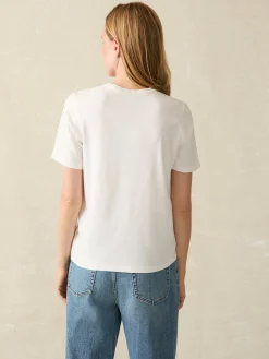 Women Faherty Brand T-Shirts*Sunwashed Crew Tee -