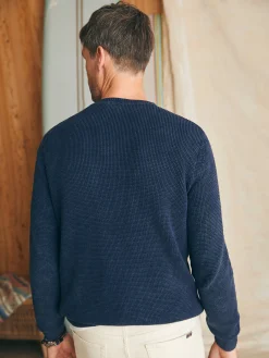 Faherty Brand Sweaters*Sunwashed Crewneck Sweater -