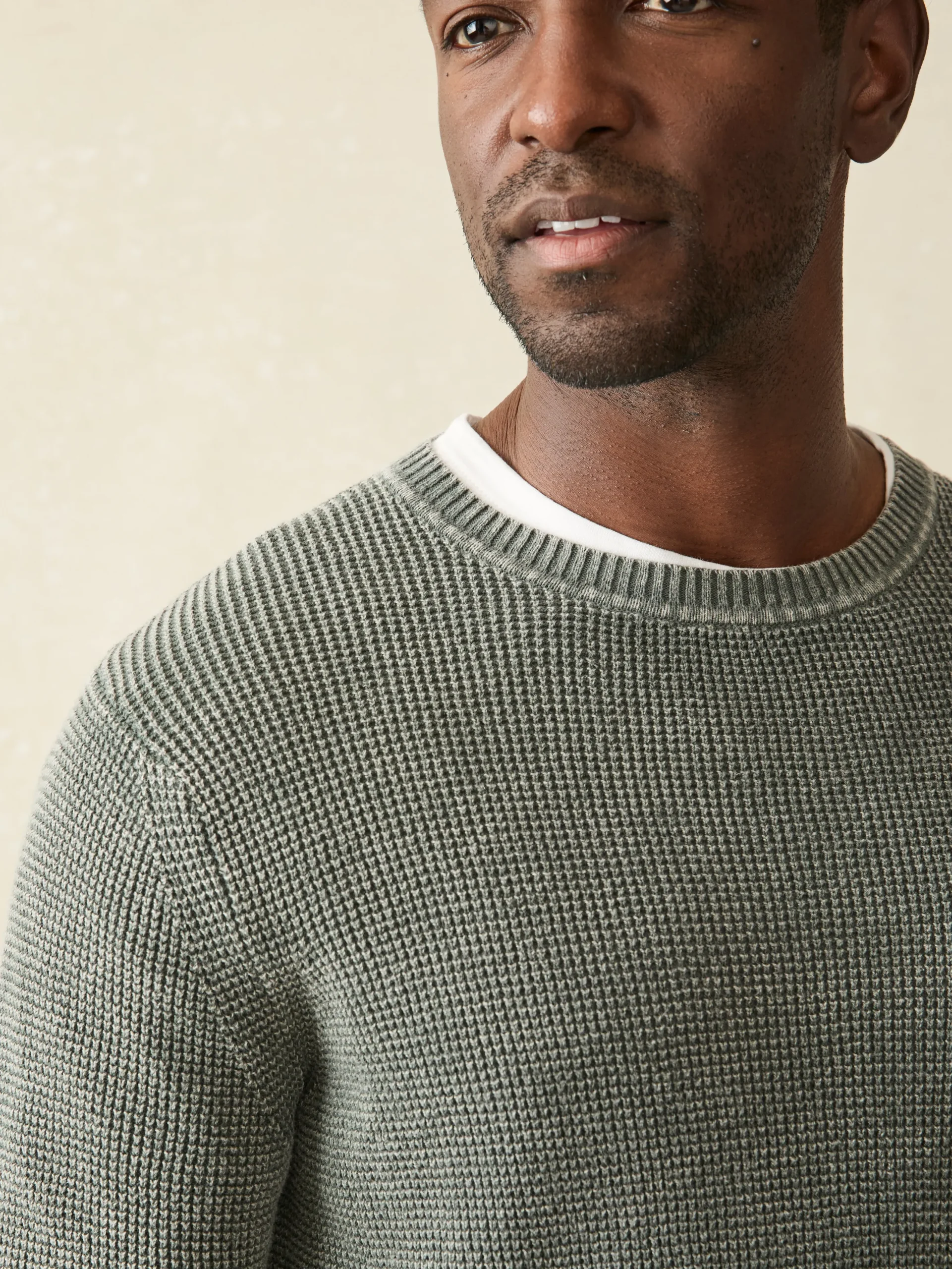 Faherty Brand Sweaters*Sunwashed Crewneck Sweater -