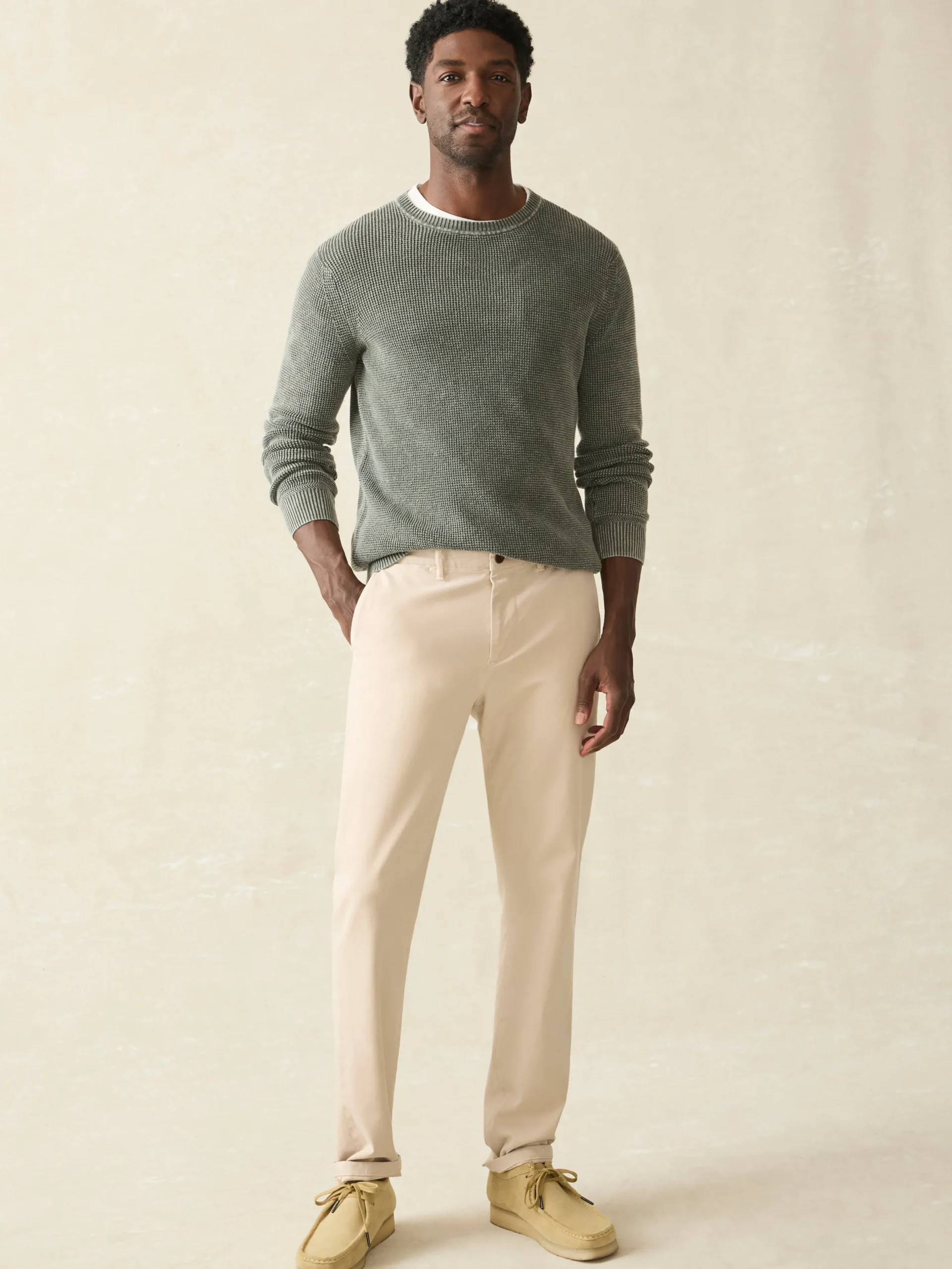 Faherty Brand Sweaters*Sunwashed Crewneck Sweater -