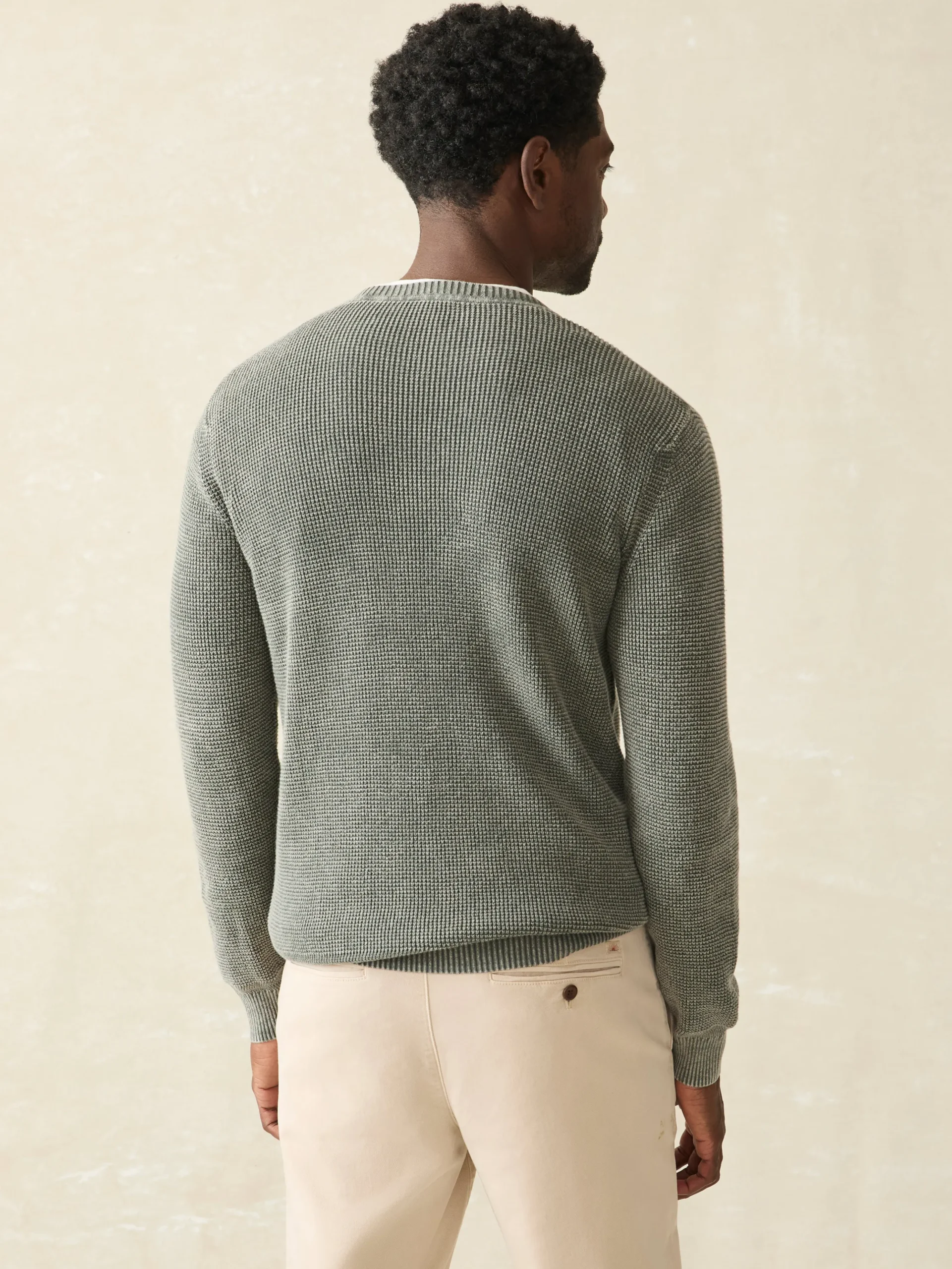Faherty Brand Sweaters*Sunwashed Crewneck Sweater -
