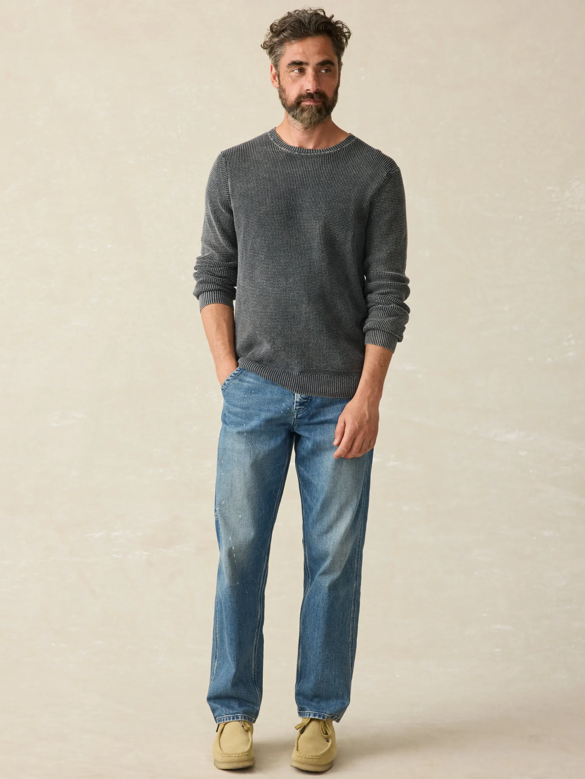 Faherty Brand Sweaters*Sunwashed Crewneck Sweater (Tall) -